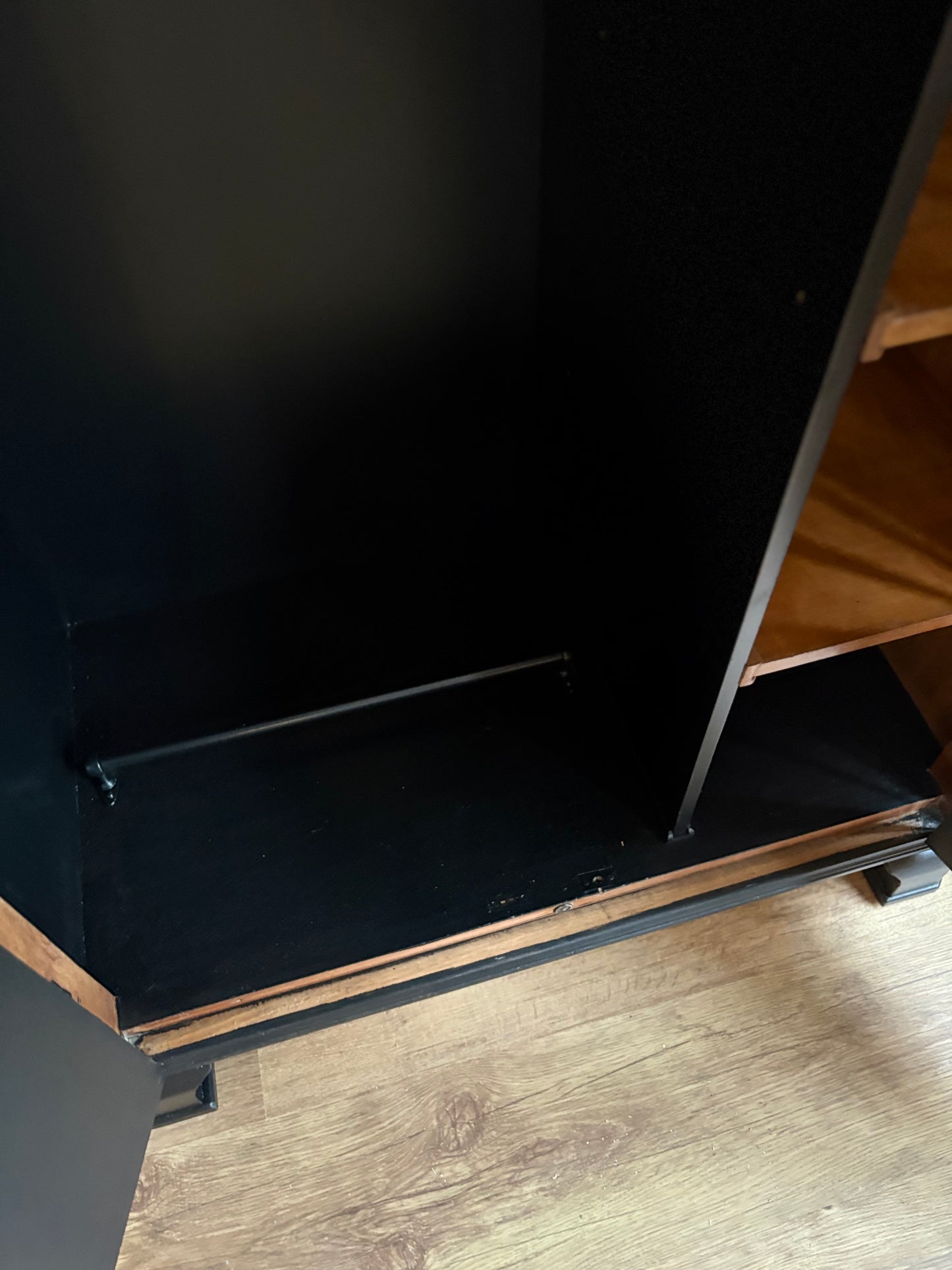 Upcycled Graham & Brown Blue Navy Tree Vintage Gentlemen’s wardrobe / cabinet