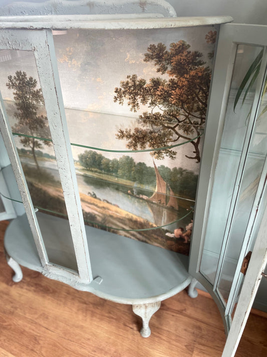 Duck Egg Bespoke Vintage Antique London Thames Tate Marble Hill Drinks Cabinet