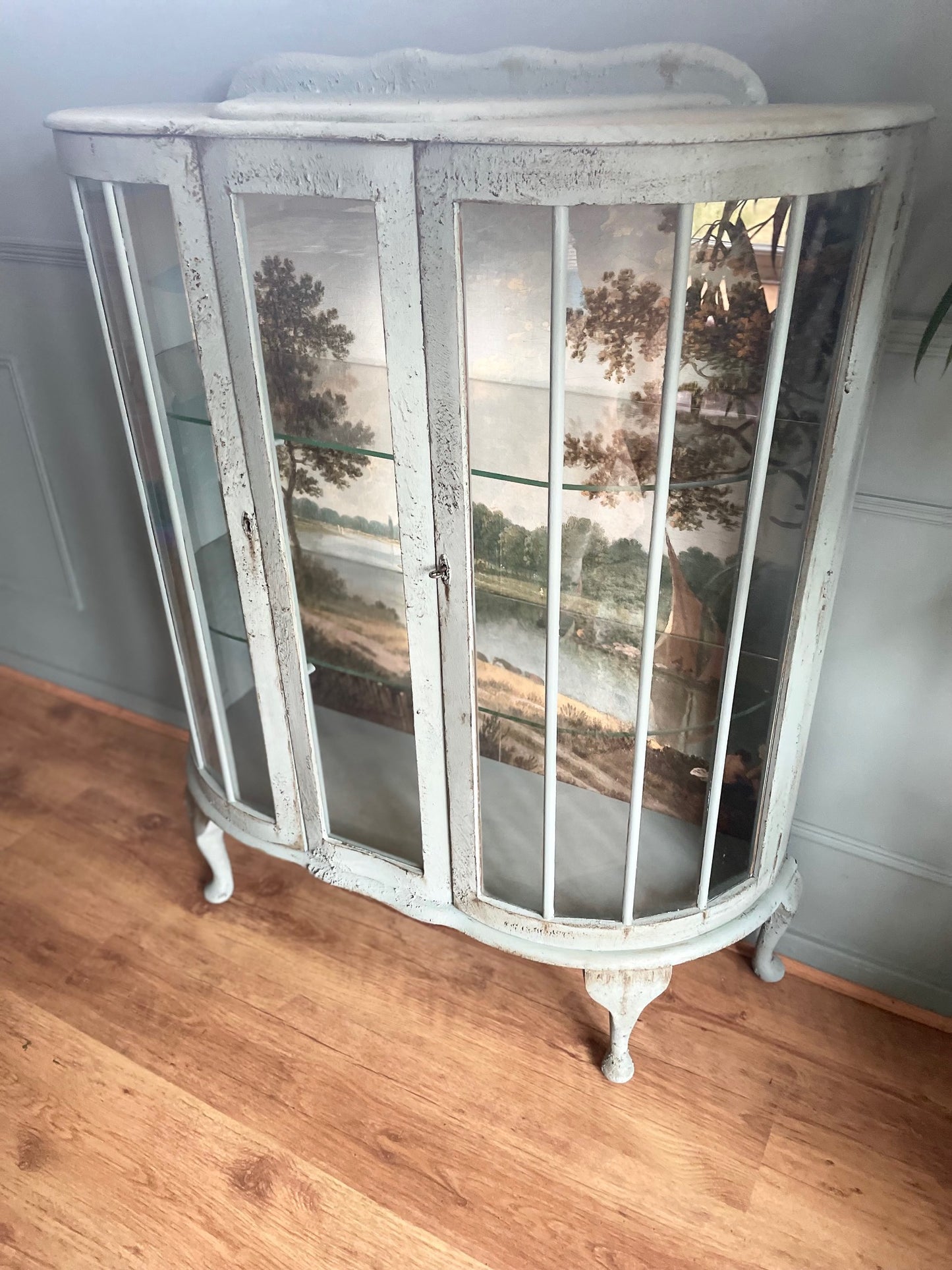 Duck Egg Bespoke Vintage Antique London Thames Tate Marble Hill Drinks Cabinet