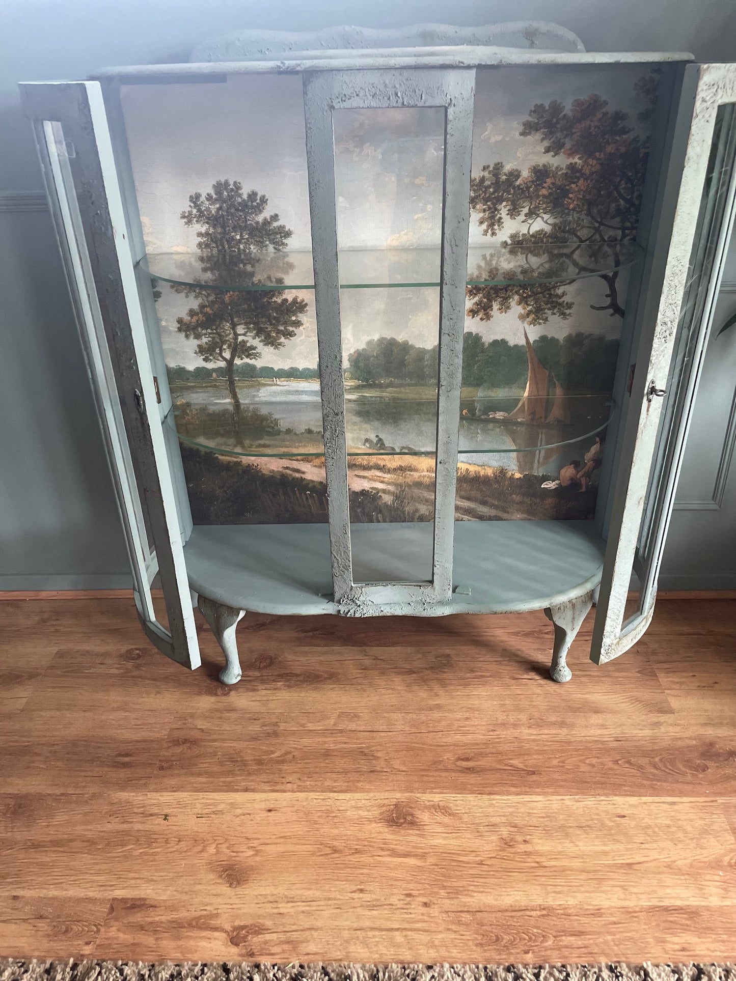 Duck Egg Bespoke Vintage Antique London Thames Tate Marble Hill Drinks Cabinet