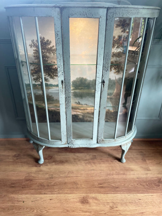 Duck Egg Bespoke Vintage Antique London Thames Tate Marble Hill Drinks Cabinet